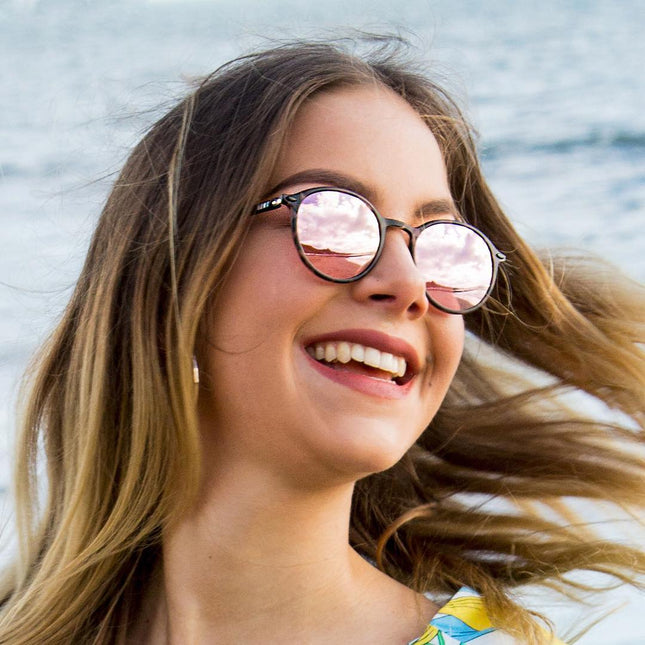 Dusk Rose Gold Reflective Rounds