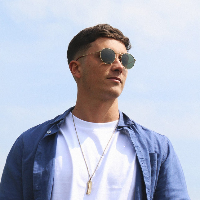 Gold Olive Metal Rounds