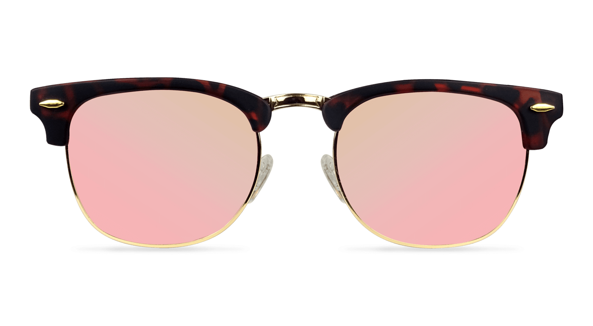 Rose gold reflective shop sunglasses